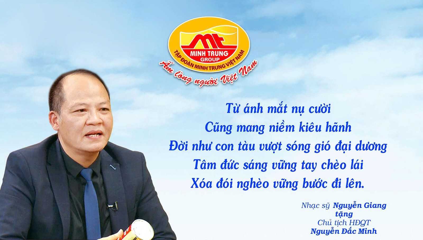 Đời Như Con Thuyền — nhạc sỹ Nguyễn Giang tặng Chủ tịch HĐQT Nguyễn Đắc Minh